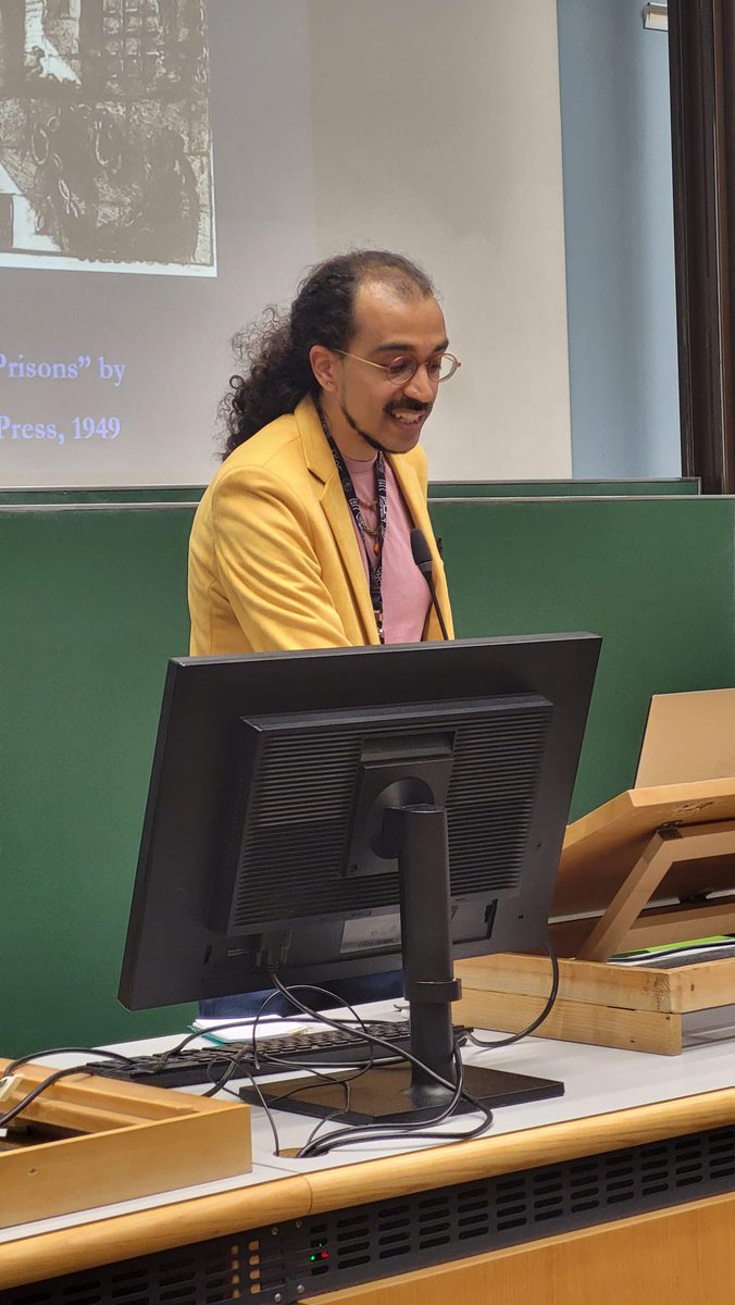 Camps_2024's tweet image. Panel #2 on Art/Writing in Guantánamo featured:

🔸 Chair: Carolyn Defrin 
🔸 @MansoorAdayfi
🔸 Elizabeth Swanson 
🔸@TerriTomsky 
🔸 Michael Reyes Salas 

Appreciation to all speakers and participants for the insightful session! #CampsConference2024 #Guantanamo #Art #Writing