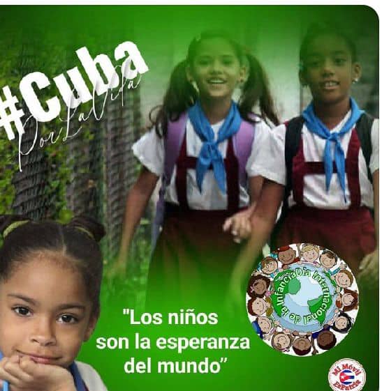 ivis_isaac's tweet photo. Día de la Infancia. Nuestra razón de ser, nuestra continuidad, el futuro de la humanidad.
#CubaEnPaz
#LaHabanaViveEnMí
#PorCu https://t.co/jN6sAUMuzY
