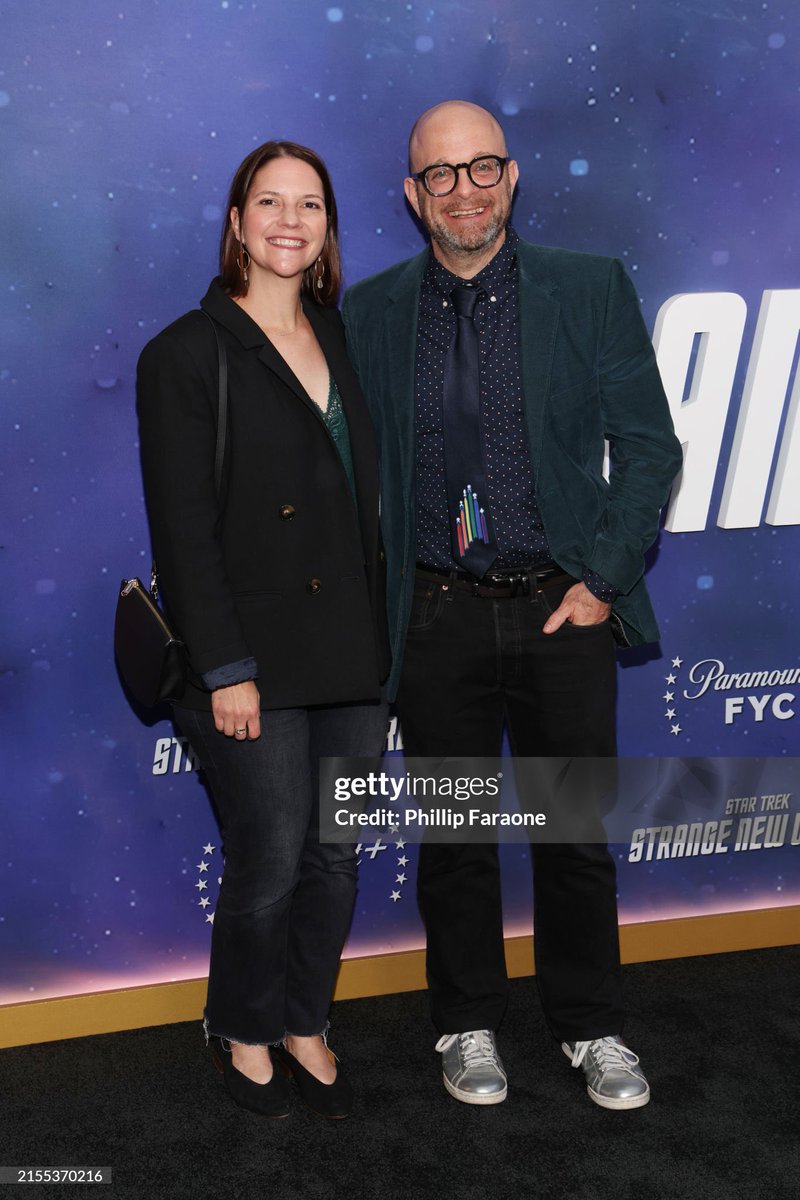 flying_lobster's tweet image. We got Getty imaged! So cool to attend the Strange New Worlds fyc with @horgandee, @kayhanley, and Tom Polce, and watch Subspace Rhapsody in front of an audience. Really the best way to see a musical. Recommend!
