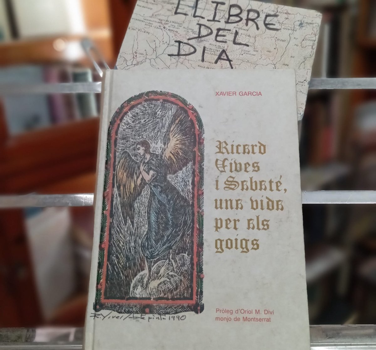 LlibreDelPalau's tweet photo. Ricard Vives i Sabaté, una vida per als goigs. Xavier Garcia. (El text de la majoria de goigs són anònims, peró també hi ha hagut poetes rellevants que han conreat aquest gènere) #llibredeldia #librodeldia #livredujour #bookoftheday #goigs #història #societat #llibres #libros https://t.co/tzxtiqjug0