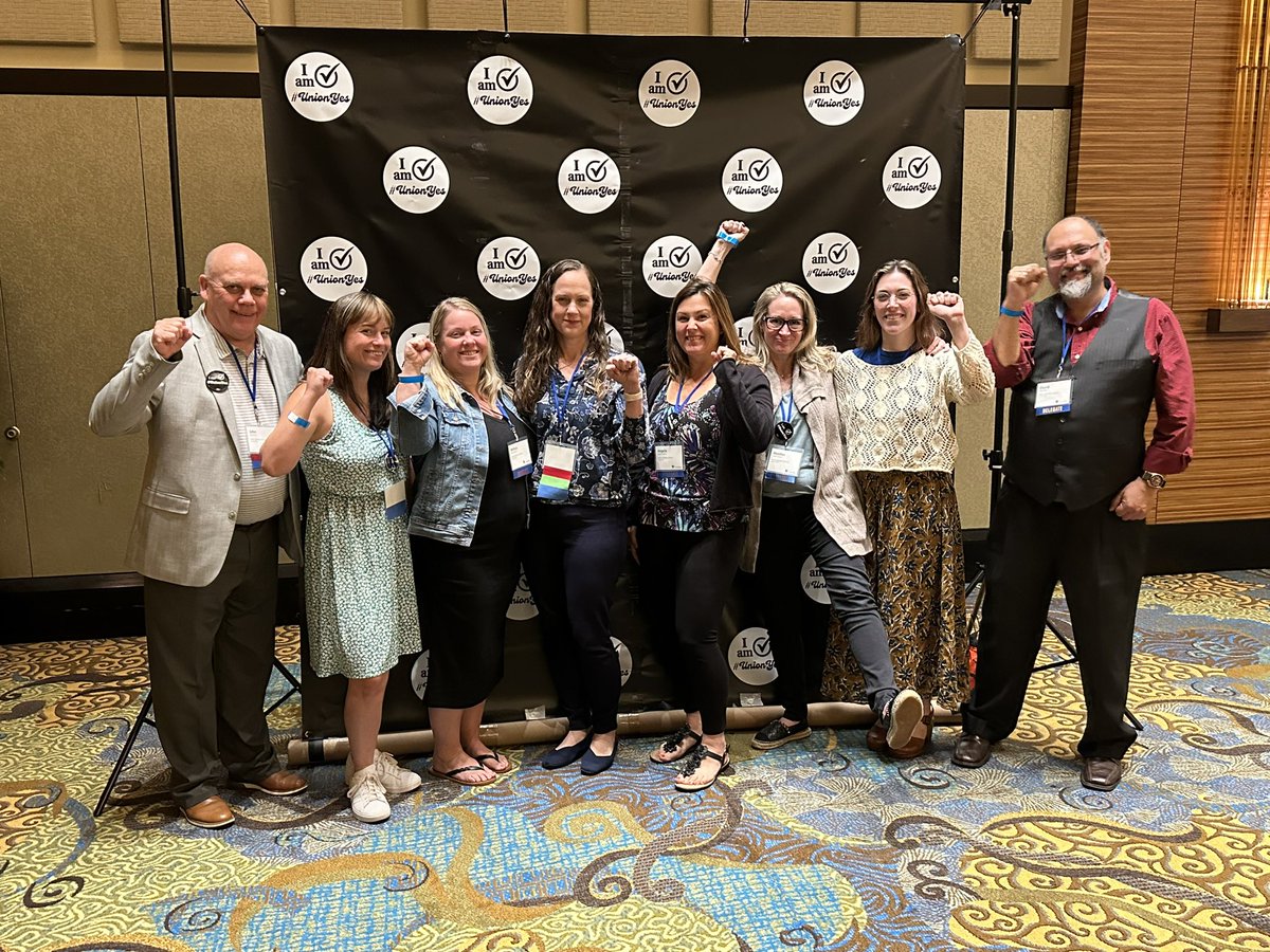 SherriDrake's tweet image. BFN executive board in the house at AFT CT 77th Business Convention!! #AFTCT24 #WritingOurFuture #UnionYES