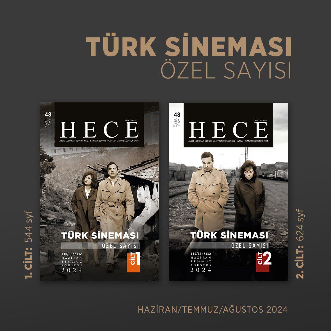 HECE
Türk Sineması Özel Sayısı

Haziran/Temmuz/Ağustos 2024