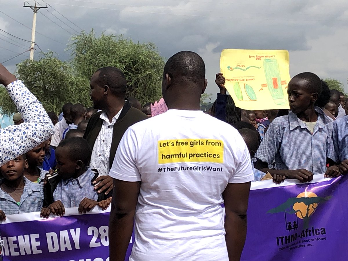 ITHMafrica's tweet photo. Students head to Oletepesi Primary School for International Menstrual Hygiene Day. Advocating for inclusivity &amp; sustainability in menstrual health with community members and guests. 

#ITHM #IMHDay #Inclusivity #Sustainability #GiftaGirlCampaign https://t.co/sXF3jc6v7J