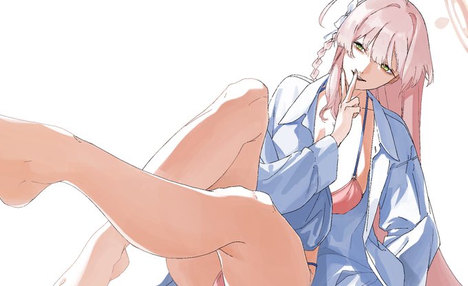 前に描いた水着ハナコに加筆したやつ 