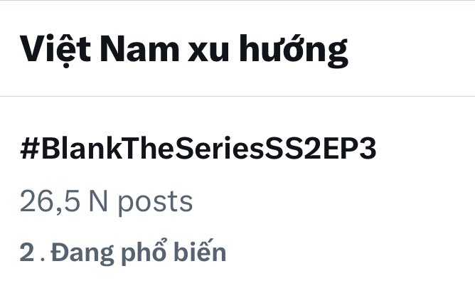 foryoko_vn's tweet photo. Trending #2 in Vietnam

INFINITY LOVE FOR BLANK
#BlankTheSeriesSS2EP3 https://t.co/59dnzanqEo