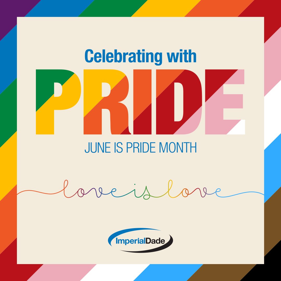 We proudly support the LGBTQIA community. Happy Pride Month! 🌈 #loveislove #pridemonth #hellojune