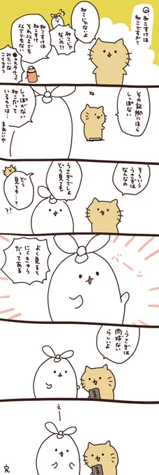 うさぎとねこすけ 秘密 