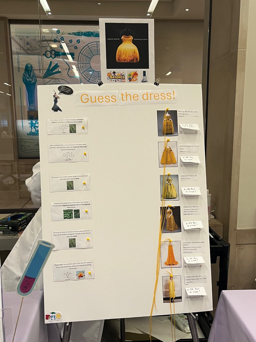 The lord giveth, and the teens taketh the Met! 

The Department of Scientific Research had so much fun yesterday talking good (and bad vibes), corrosion, and crazy colors at the 10th anniversary of Teens Take the Met.