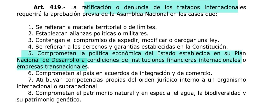 En caso de existir un nuevo acuerdo con el Fondo Monetario Internacional, éste debe ser público y cumplirse la obligación constitucional de pasar al contrapeso parlamentario. No puede el Ejecutivo hacer compromisos unilateralmente. Otra vez: ¡ESTE PAÍS TIENE UNA CONSTITUCIÓN!