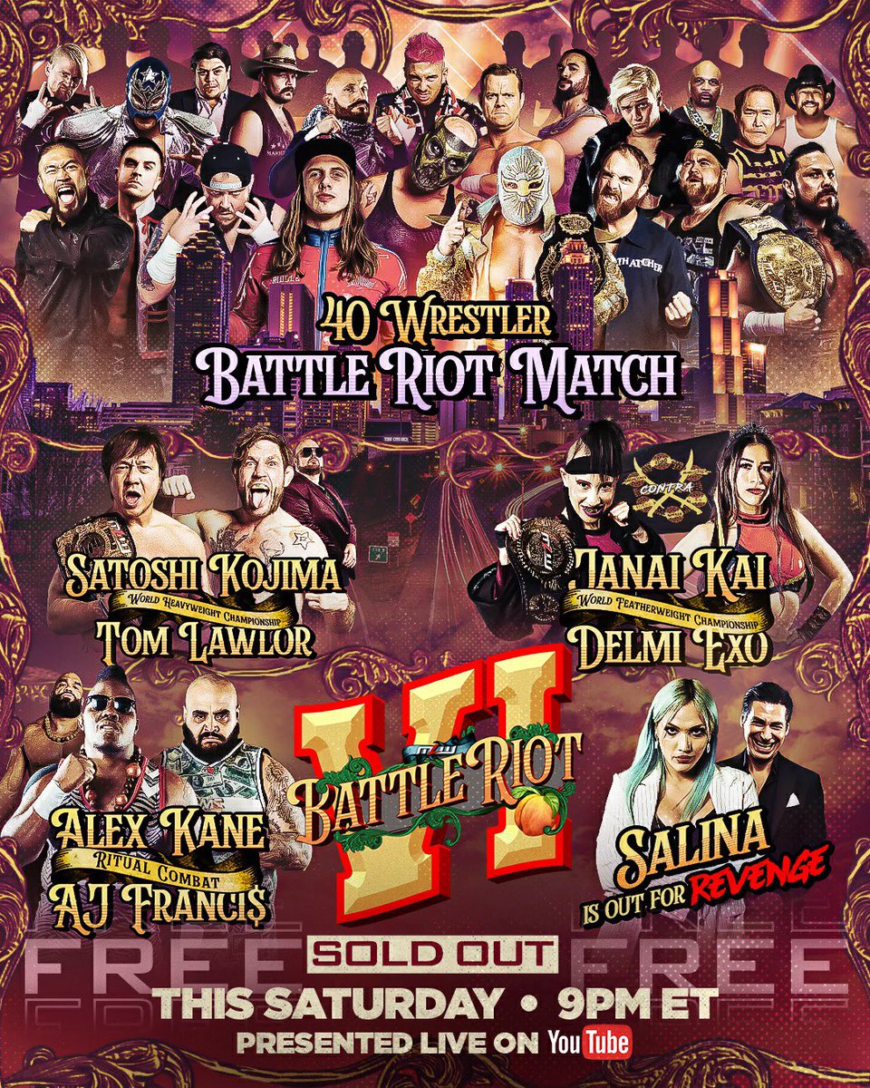 DelmiExo's tweet photo. Just landed in Atlanta! Let’s RIOT!!

#BattleRiotVI #WatchMLW https://t.co/yYroVXziRM