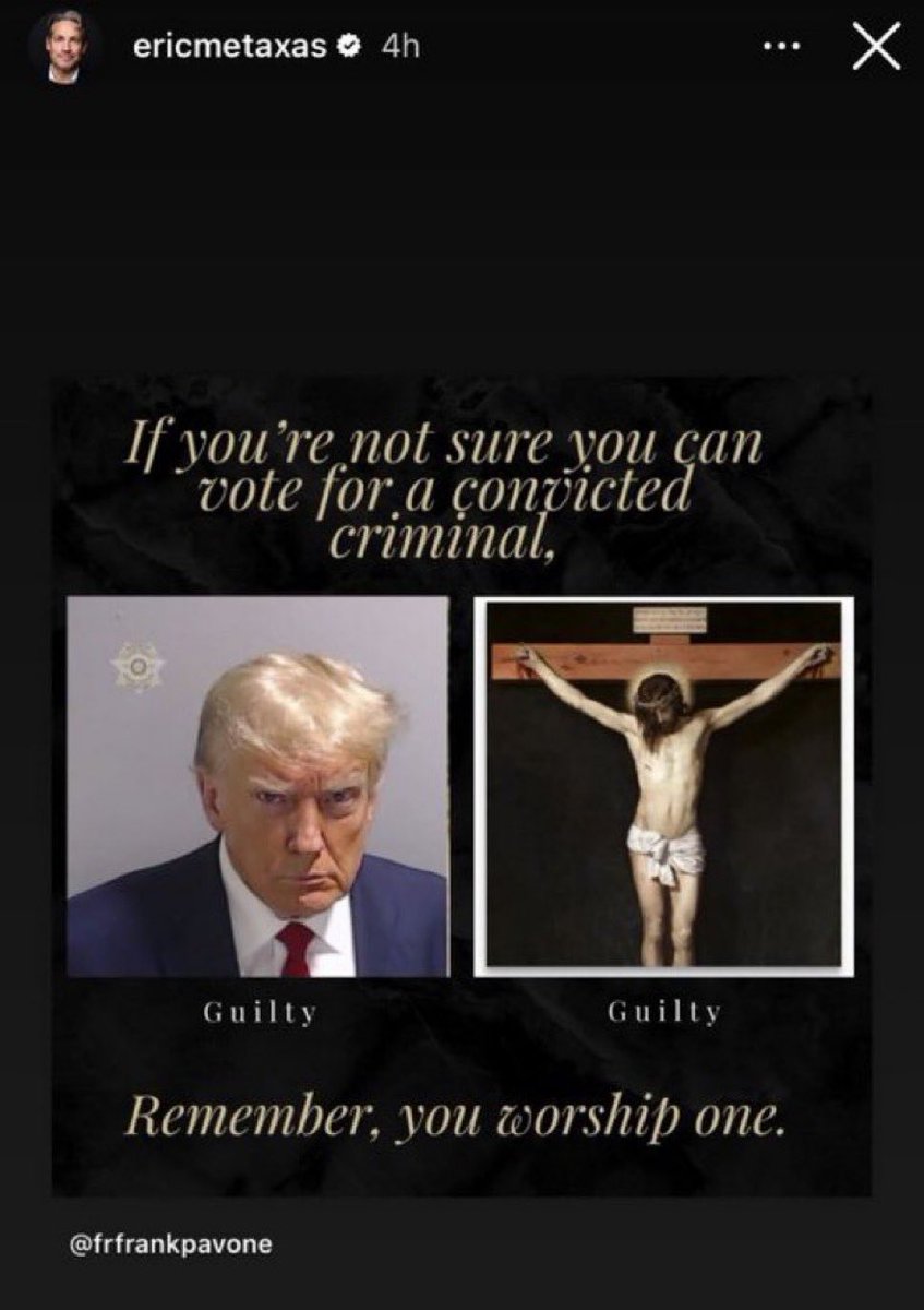 TheJaredMonroe's tweet photo. I’ll be voting for Donald Trump but this is the definition of taking the Lord’s name in vain. If you claim to be a Christian, please stop and read your Bible. https://t.co/CKdk1QAK9o