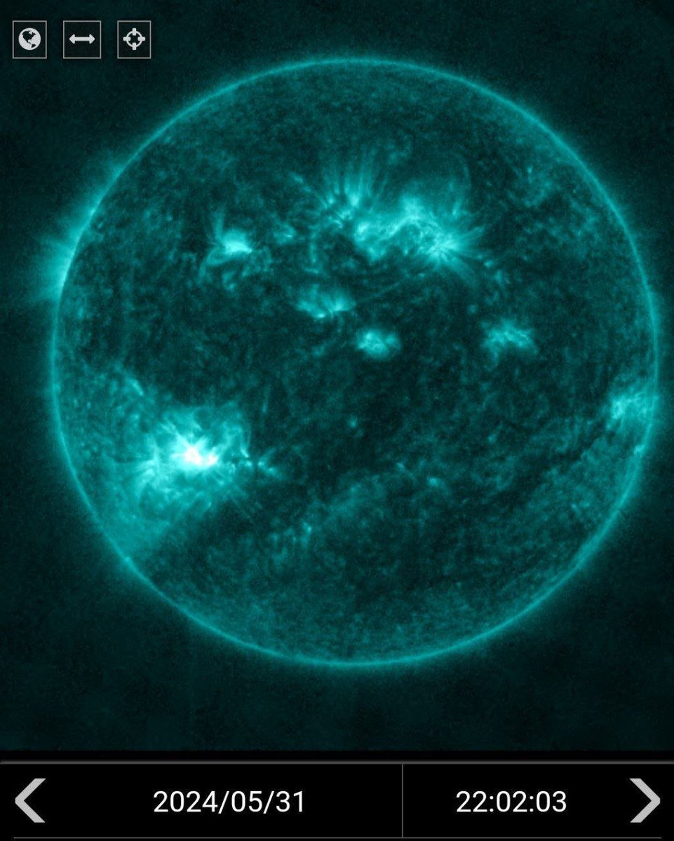 👉May 31, 2 #solar flares of the strongest class X on the #Sun will hit Earth and trigger a geomagnetic storm tomorrow afternoon.

#aurorasboreales
Polar lights and a G3-G4 geostorm are expected again #tomorrow & the day after tomorrow

✋Friends, #HealthcareForAll! #healthplanet