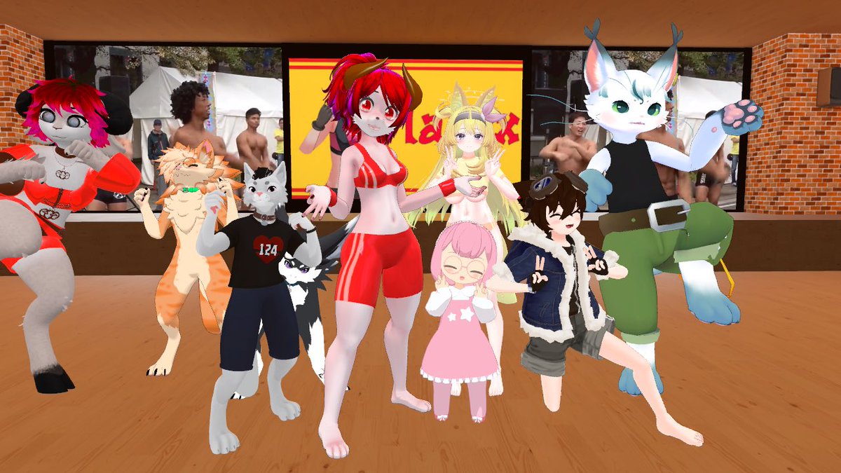 rchan0687587257's tweet photo. #VRC筋肉部
今日も楽しかった🥳
たまにしか来ないのに仲良くしてくれて嬉しい！
どっちも良い写真で選べないので両方載せる😊 https://t.co/74ohsVxJtH