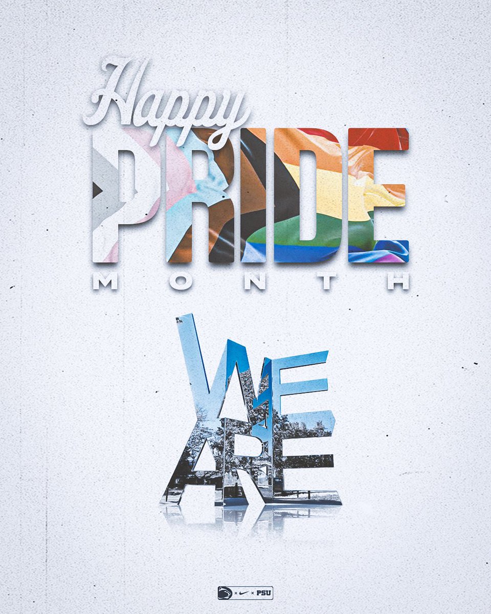 Happy Pride Month from Penn State Athletics! #WeAre