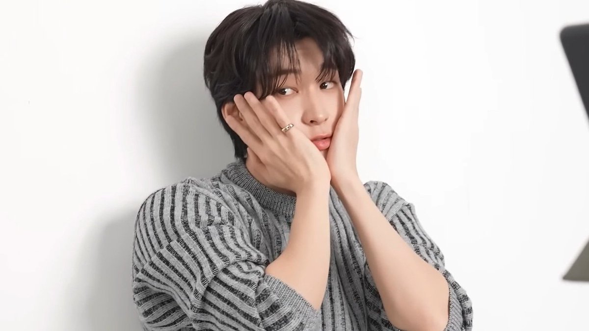 Wonwoo maximizes his cuteness in this photoshoot I love him for that