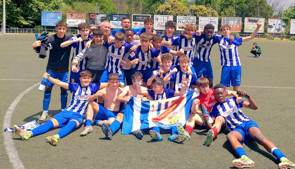fvf_bff's tweet photo. Felicitamos a la @CulturalDurango por su ascenso a Liga Vasca Cadete en el playoff de subcampeones territoriales jugado en Hernani.

Zorionak eman nahi dizkiogu Durangoko Kulturalari Euskal Liga Kadetera igo delako, Hernanin jokatu den lurraldeko txapeldunordeentzako play off-ean https://t.co/gGJRCJgAQe