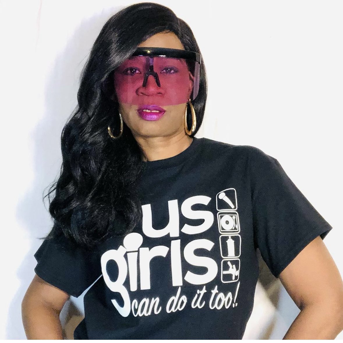 JUNE. As we celebrate Black Music Month, Juneteenth and the 40th Anniversary of #BeatStreet, remember, girls been here, in every genre of Black Culture! This Tshirt represents the four elements of Hip Hop and the girls in each one, from day one! #UsGirlsCan