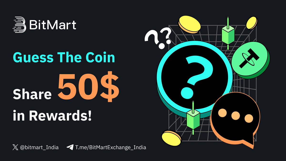 BitMart_SA's tweet photo. #GuessTheCoin
This coin is referred to as silver to bitcoin's gold 😉
🔸Guess the coin in comments with #BitMart, Tag 3 friends & mention your CID in comments
🔸Like, RT & Follow @BitMart_India
🔸Join #BitMartindia - https://t.co/DMoZKsvqxN
Answer & share 50$ 🤑💰, ends in 24 hours ⏰
👉 Sign up on BitMart: https://t.co/qVrjAsJJ4t
#Giveaway #Airdrop