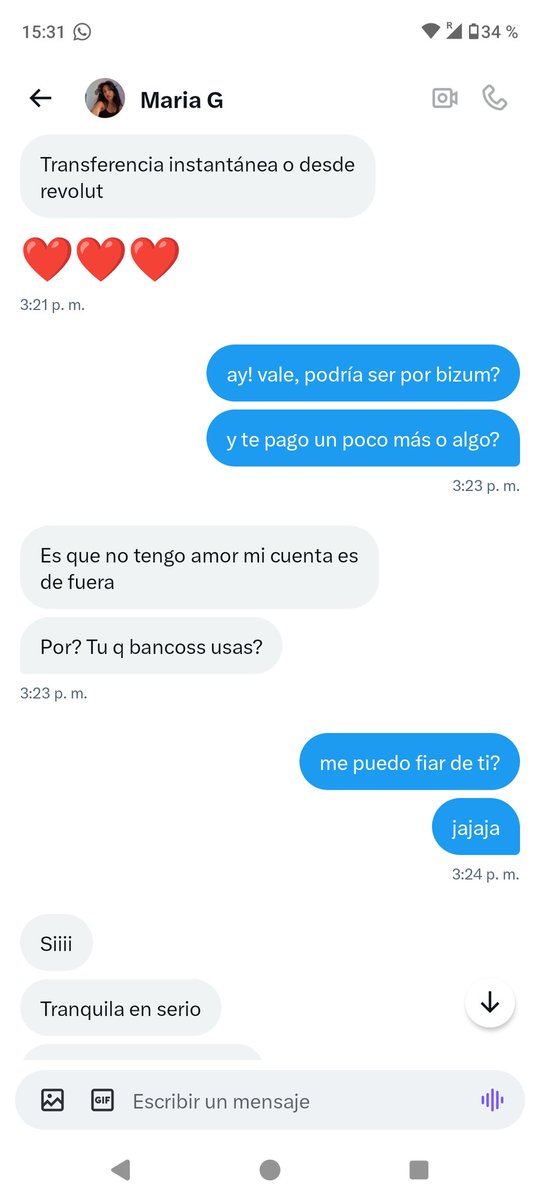 Lebasi99's tweet photo. @MigueJimFer @policia @mielosamer antes era Maria Gracia Hernando, ahora es María gracia polo. he hecho como si fuese a comprar las entradas para ver qué me decía. se ha ofendido cuando le he dicho que vaya a estafar a otra parte. @policia https://t.co/9rjlpPTGfc