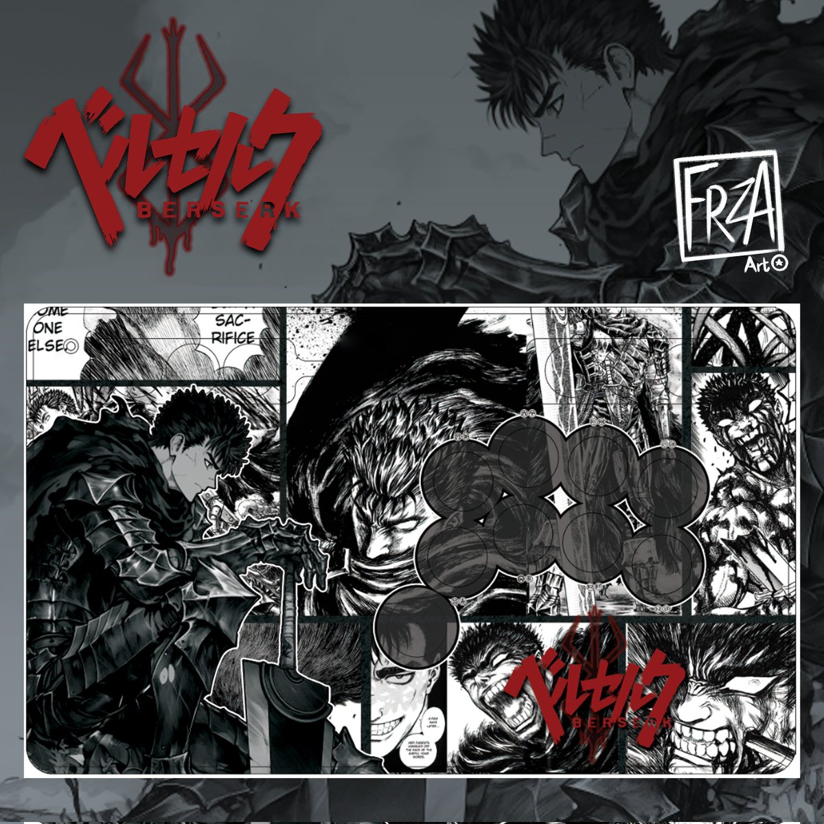 frza_art's tweet photo. Berserk layout completed for the homie Junesical
Confession, I've never read this Manga. I've only ever played the game on Dreamcast and watched a few of the anime.
Should I give it a read?
#berserkmanga #guts #anime #manga #fgc #eternalrival #fightstickart https://t.co/ywEMGXBhyL