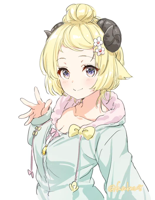 わためちゃん #つのまきあーと 