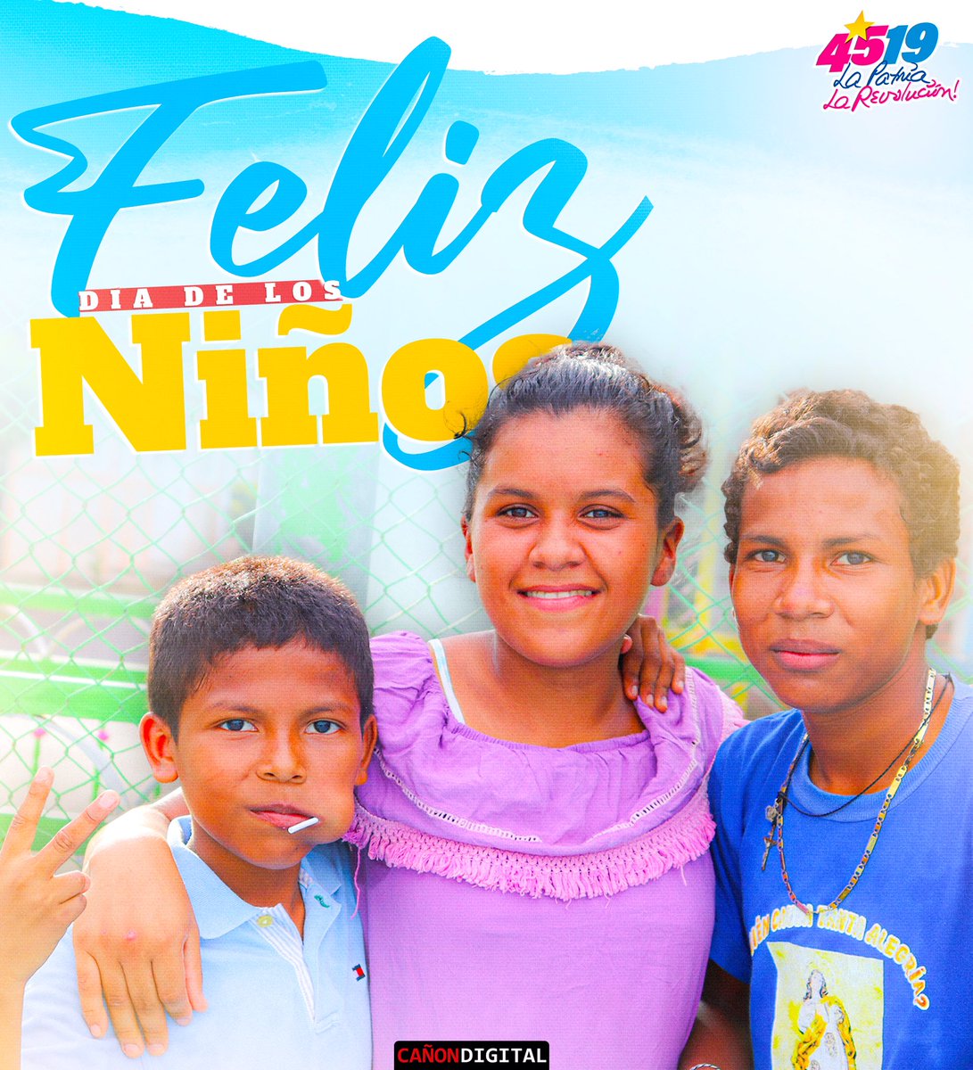 ¡Feliz Día del Niño!🎉

Este día se celebra para reafirmar los derechos de la infancia y fomentar la fraternidad y comprensión entre los niños del mundo entero.
-
-
-
#SoberaniayDignidadNacional