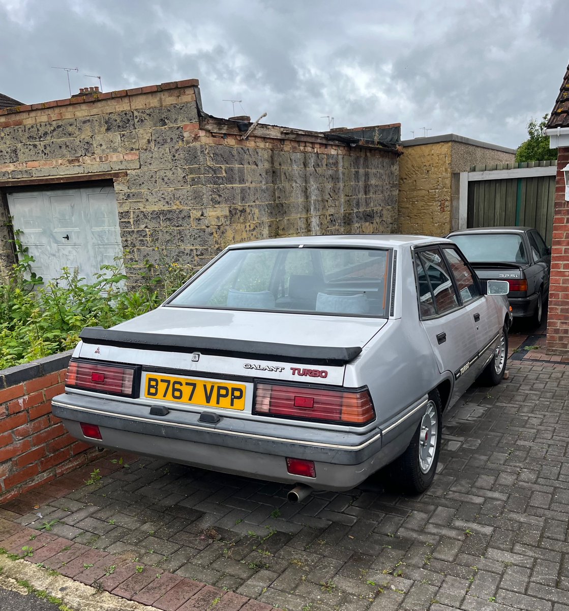 Thought that this wonderful Mitsubishi Galant Turbo deserved its own post. First one I have seen and most likely the only one I will ever see: