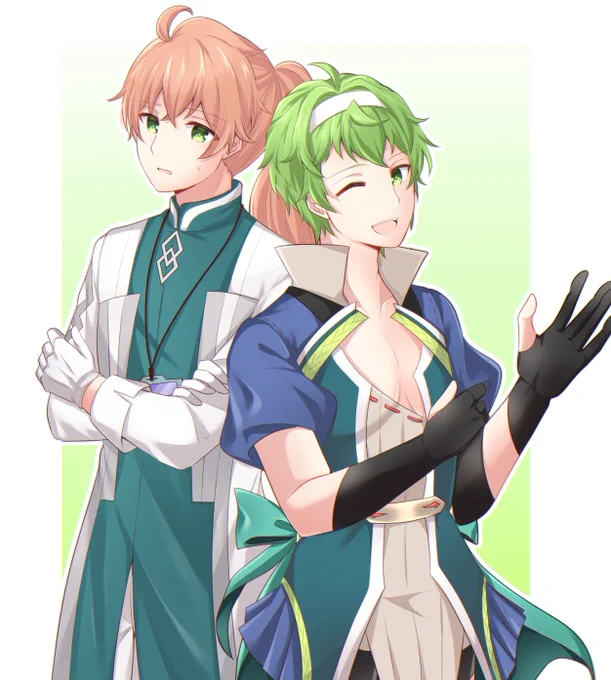 ダビデ+ロマニ らくがき 