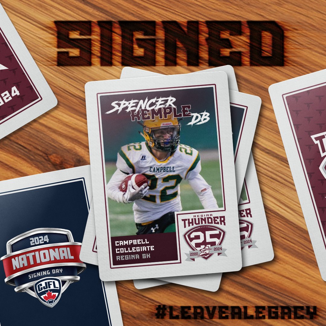 Regina is a no fly zone!

In 2024 Campbell Collegiate DB Spencer Remple will be in Maroon and White!

#LeaveALegacy
#CJFLSigningDay
