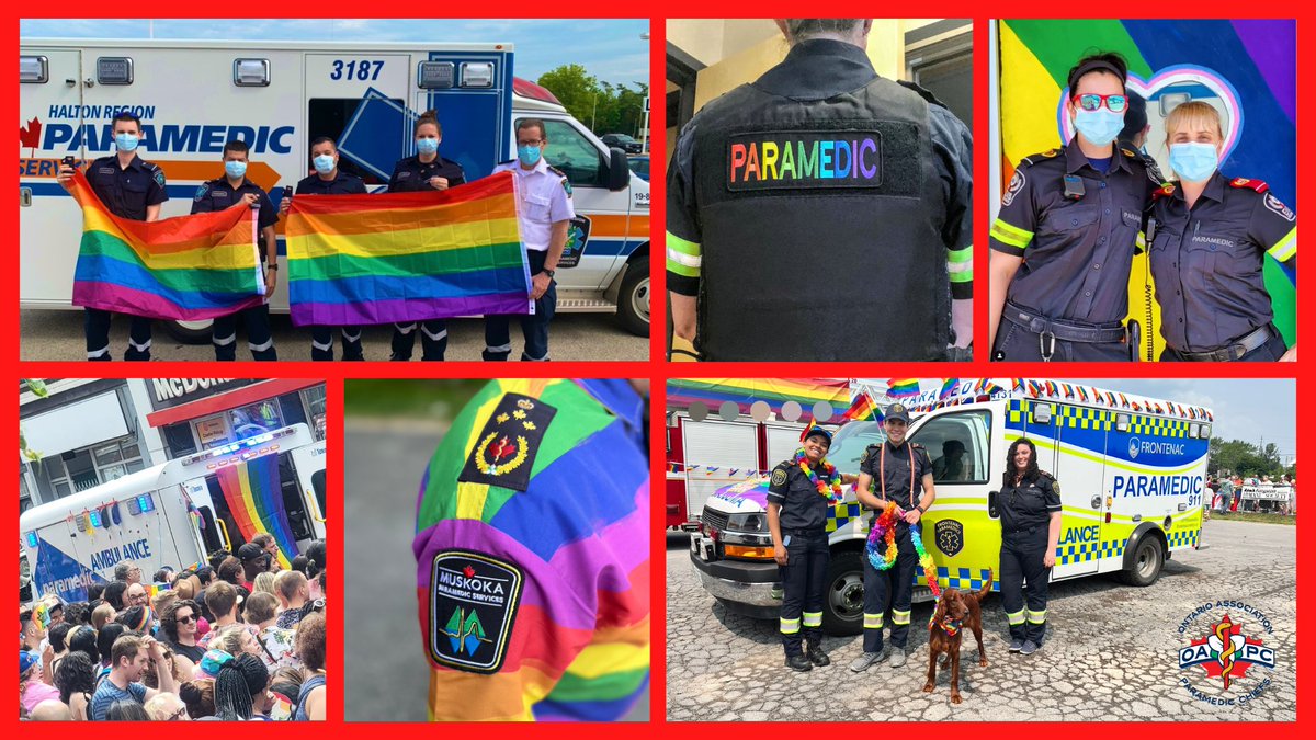 Happy #Pride Month to our 2SLGBTQ+ paramedics and all who support love and equality. We stand with you. #PrideMonth2024 #loveislove