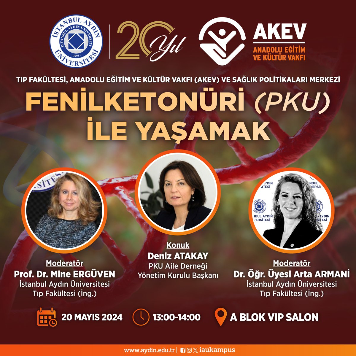 iauspm's tweet photo. PKU Aile Derneği Yönetim Kurulu Başkanı Deniz ATAKAY’a “Fenilketonüri (PKU) ile Yaşamak” Temalı Söyleşide Kıymetli Bilgileri ve PKU Tanısı Almış Çocuklarımızın Sağlığı ve Geleceği Adına Verdiği Mücadele ve Çalışmaları için Yürekten Minnettarız. https://t.co/2Jcls5FF4W