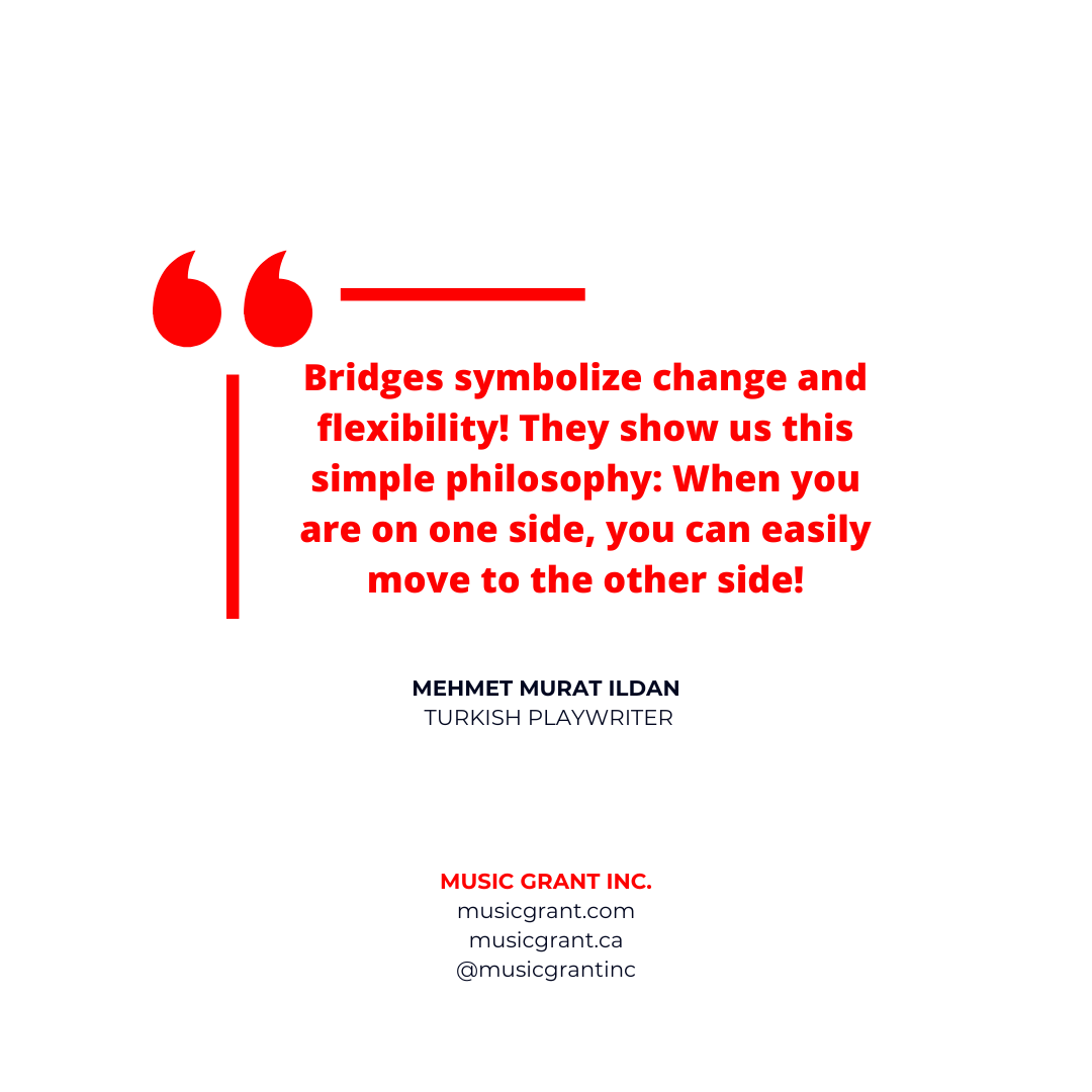 MusicGrantInc's tweet photo. #QOTD

“Music Grant Inc. is your bridge to grants for music!” -MGI

@musicgrantinc

#MusicGrantInc #MusicGrant #MGI #Bridge #Music #Funding #Gap #Writing #MusicIndustry #Government #Artist #Creator #Cultural #Creative #Business #Worldwide #MehmetMuratIldan #Turkish #Playwriter https://t.co/ntbRApIMXj