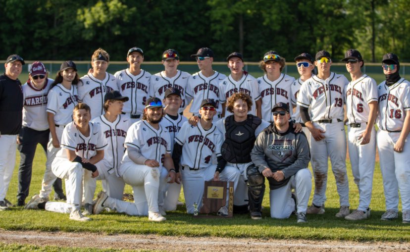 Game Day! Warrior Nation let’s go! Regional game at Logansport vs Union City 3 pm! See you there! Pack your umbrella and some rain boots! #wdpride #nextpitch