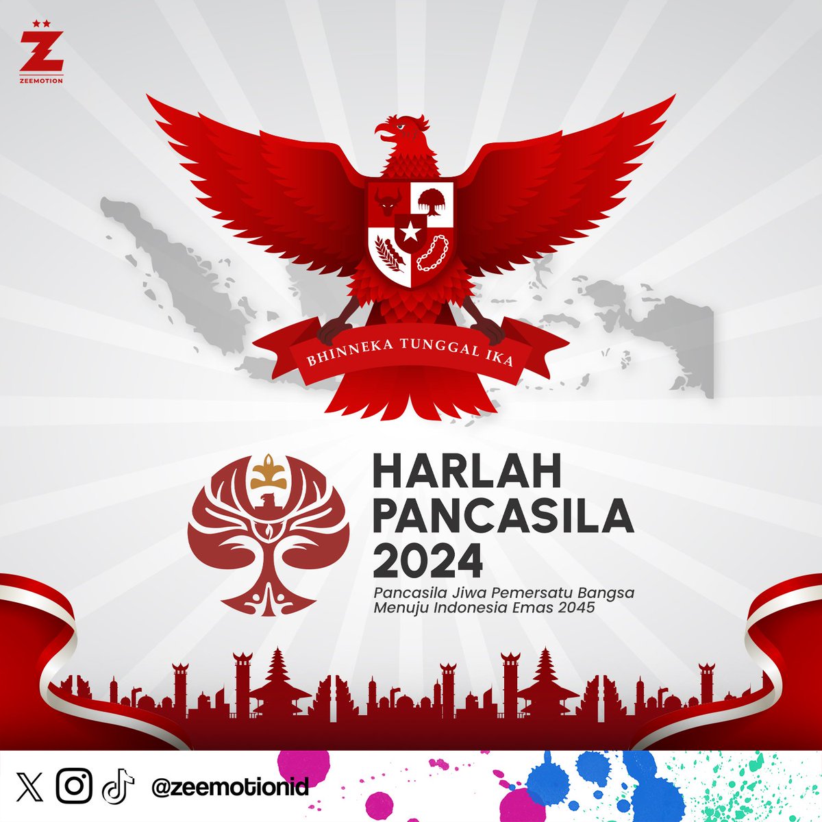 Selamat Hari Lahir Pancasila! Mari bersama-sama kita terapkan dalam kehidupan sehari-hari nilai-nilai kemanusiaan, persatuan, serta keadilan yang diajarkan oleh Pancasila. 🇲🇨