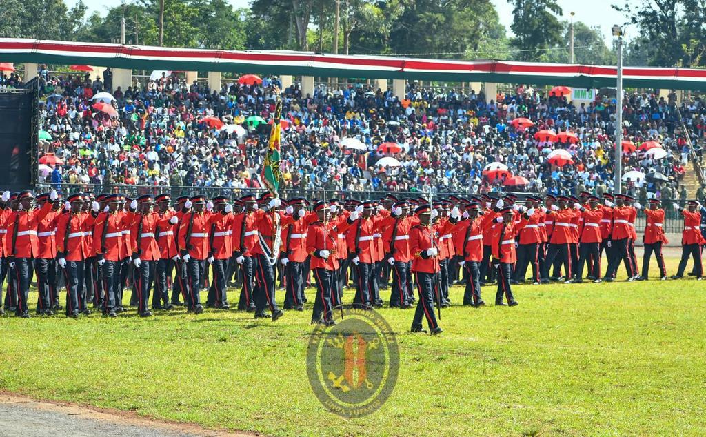OfficialKCGS's tweet photo. KCGS took part in the #MadarakaDay2024  celebrations held today in #Bungoma County. This year's event marked the 61st anniversary of Kenya's self-governance. 
KCGS, known for its role in securing Kenya's waters, showcased its capabilities and commitment to https://t.co/ankQFZ8qUZ