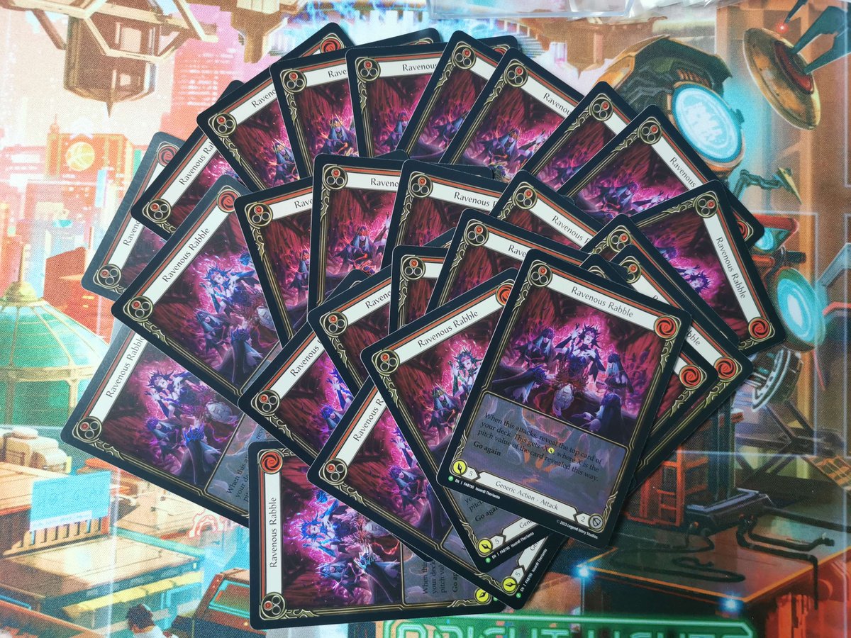 1ColTCG's tweet image. 🌟 The promo Ravenous Rabbles are here and we're giving away a copy to one lucky winner! 🌟

To enter:
✅ Follow us
✅ Like and RT
✅ Tag a friend below!

Lucky draw ends on 8th June, 2359 (GMT+8)!
⭐ The winner will be picked across all our socials randomly!