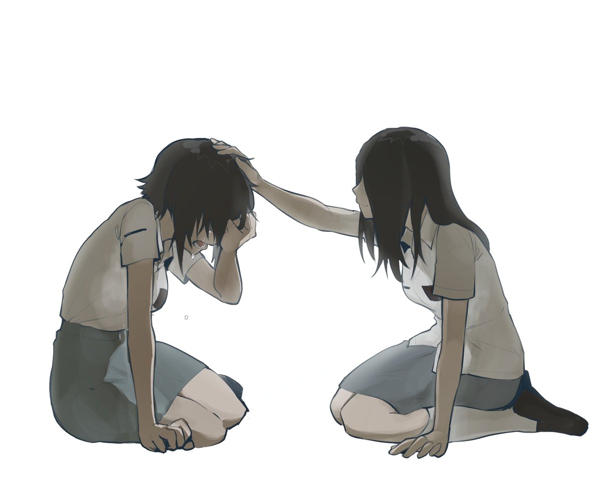 旧图。
为什么她们不能见一面呢.....
#Dreadout #fanart