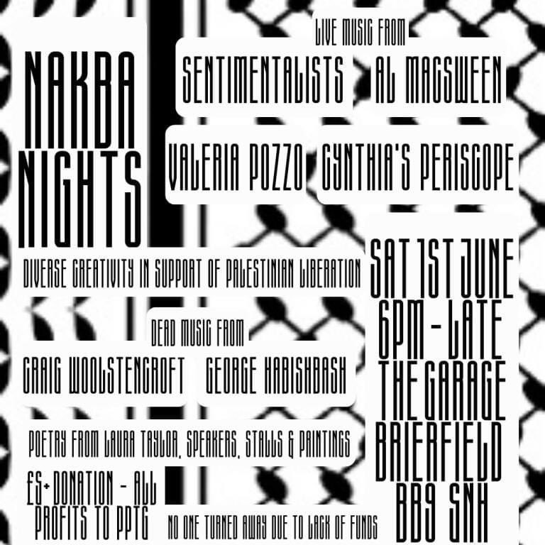 Tonight at <a href="/InSitu_1/">In Situ</a>! Our very own <a href="/musicforthemany/">Music for the Many</a> Daniel will also be performing with his band! All in support of #palestine