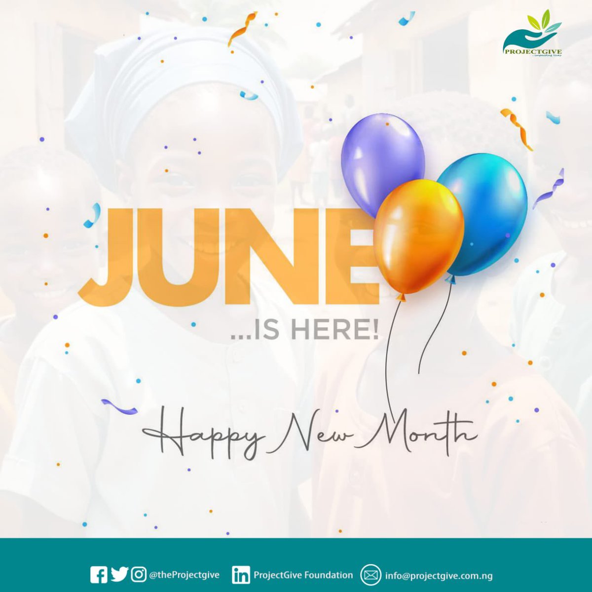 theProjectGive's tweet image. It’s a new month, blessings abound.