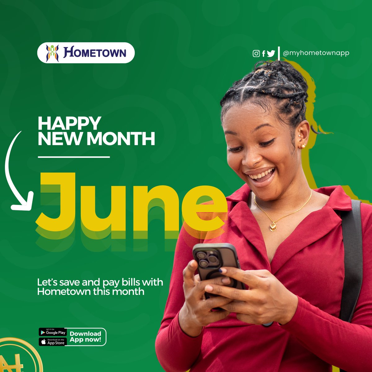 myhometownapp's tweet photo. We are wishing you a productive month ahead. Stay positive. https://t.co/SnfMnOdKZP