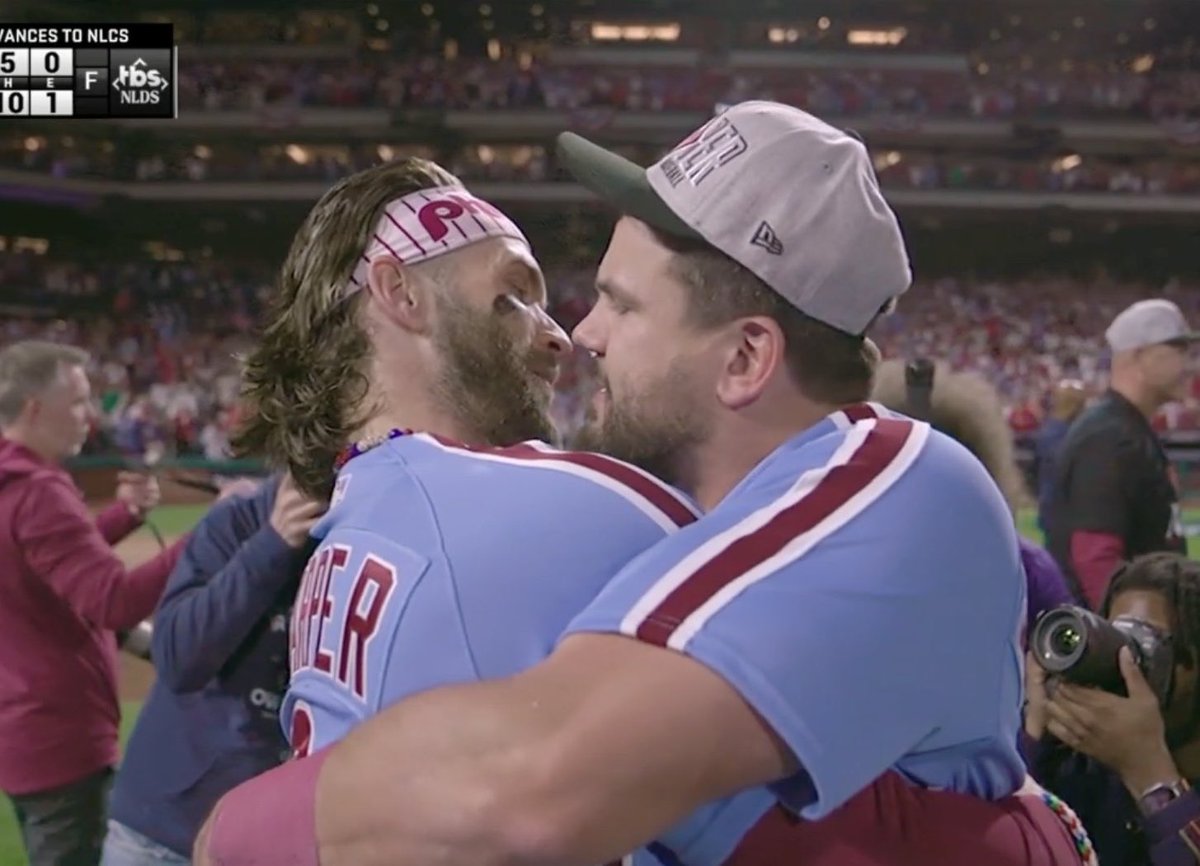 stottbohmmarsh's tweet photo. happy pride month to the philadelphia phillies https://t.co/g55J77Dlt2