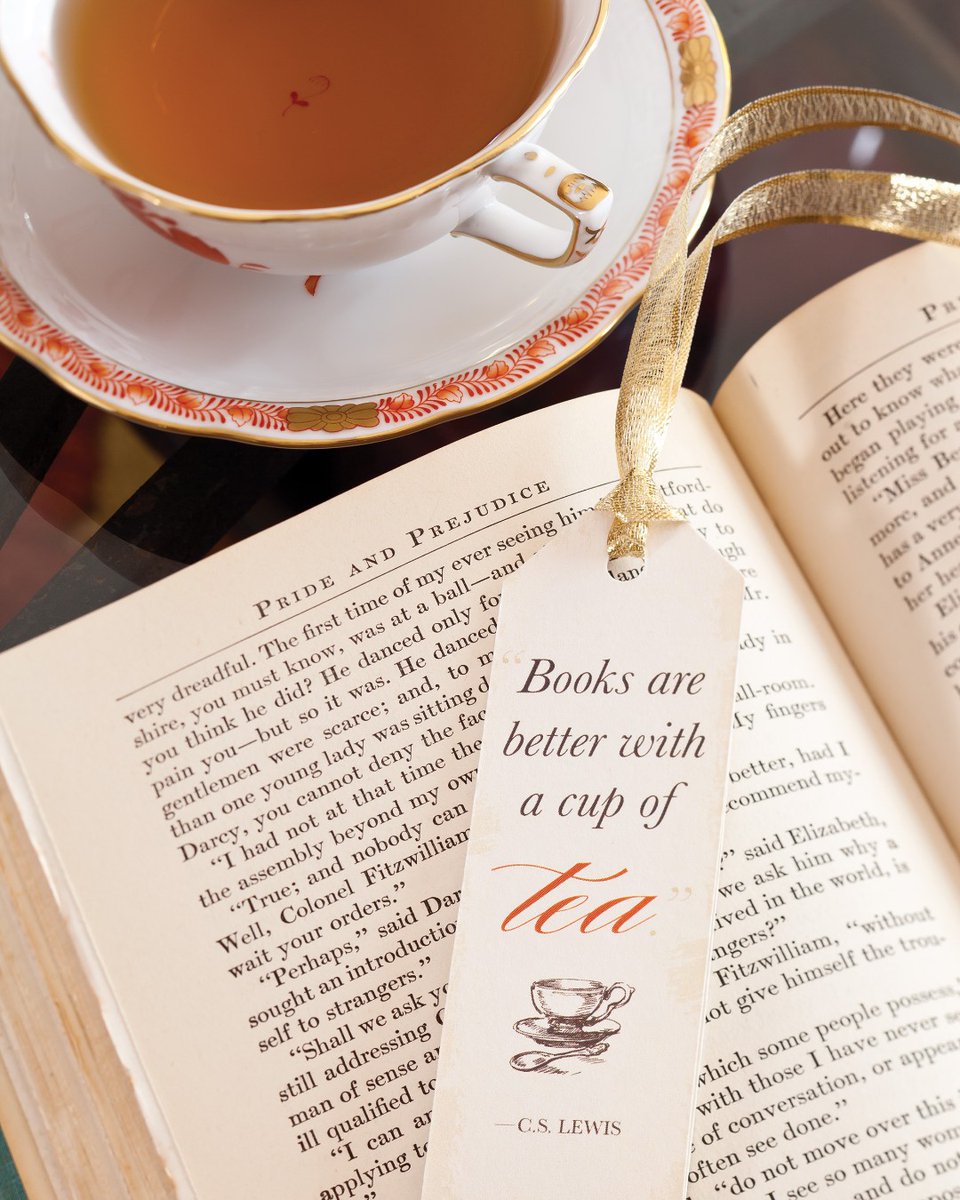 TeaTimeMag's tweet image. "Books are better with a cup of tea." —C.S. Lewis

We couldn't agree more! What tea and book pairing are you enjoying today?

Download and print this bookmark at teatimemagazine.com/book-club-tea-….