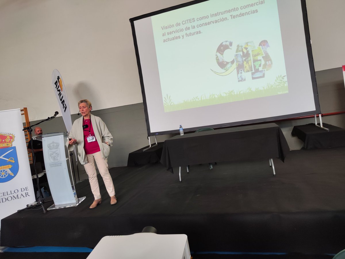 Tenemos con nosotros a Mercedes Núñez Román, una de las mayores expertas del mundo en el convenio #CITES. Y es un orgullo. <a href="/_minecogob/">Economía, Comercio y Empresa</a> <a href="/SE_Comercio/">Secretaría de Estado de Comercio</a> <a href="/ASoivre/">Asociación Inspectores SOIVRE</a>