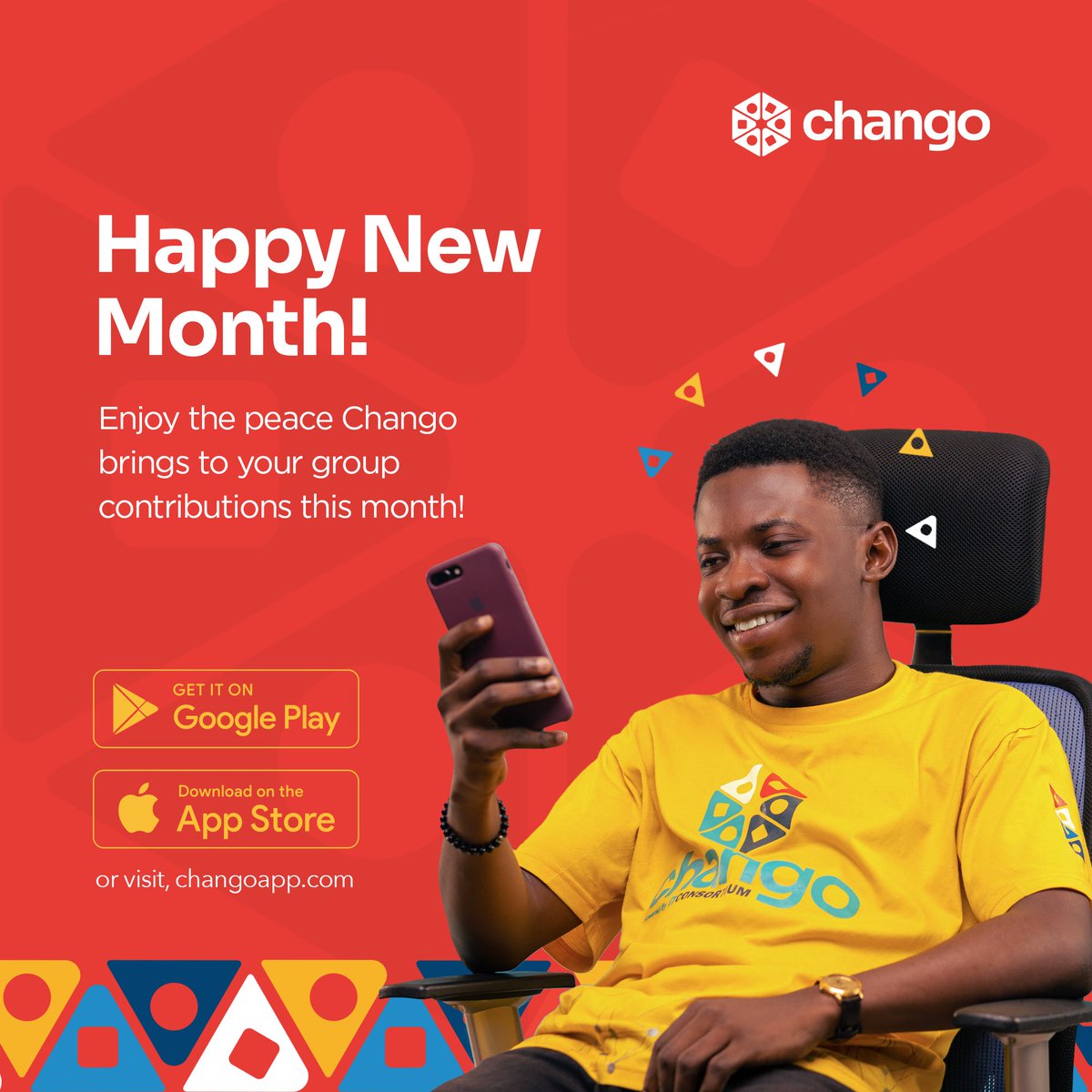 thechangoapp's tweet photo. Welcome to June!
Happy New Month.
#happynewmonth #june #chango #changoapp #GroupContributionPlatform #ghanaianinnovation https://t.co/9yPKM3frDS