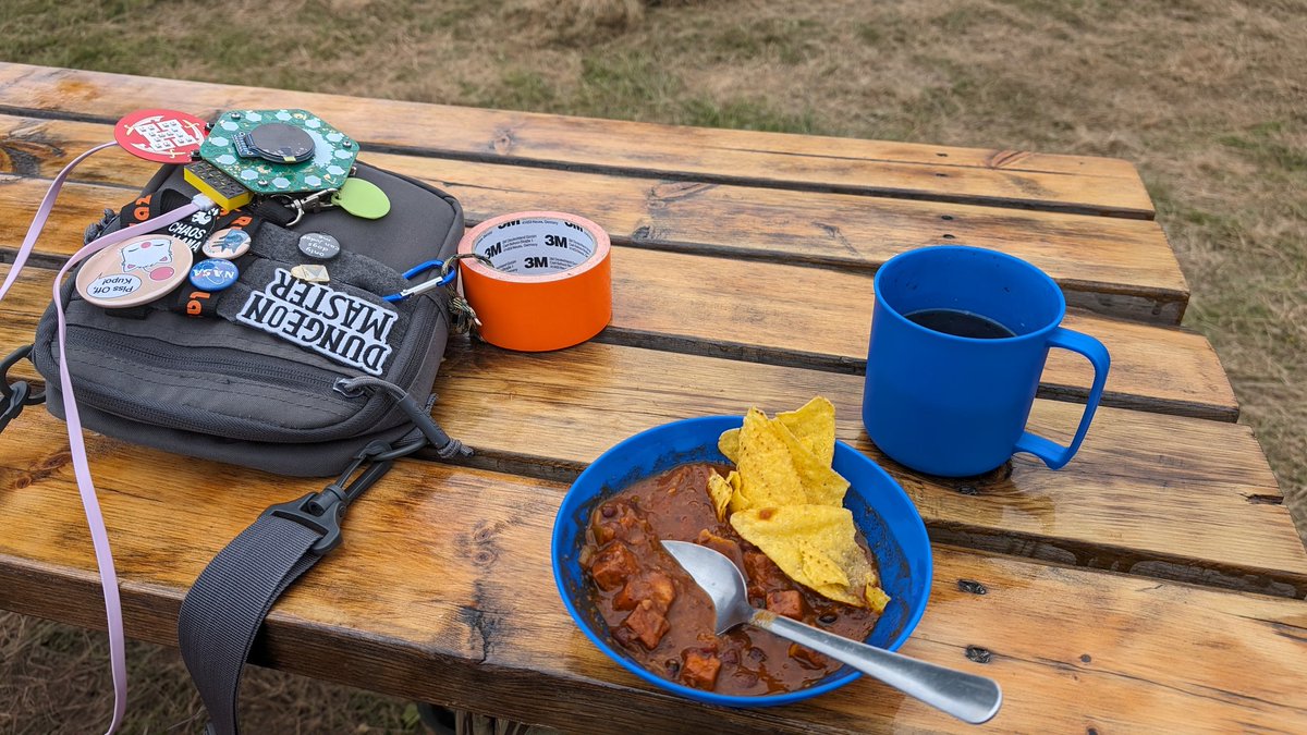 As always the <a href="/emf_kitchen/">EMF Kitchen</a> has put on a good spread, make sure you volunteer at EMF and you too can enjoy it! #EMFCamp