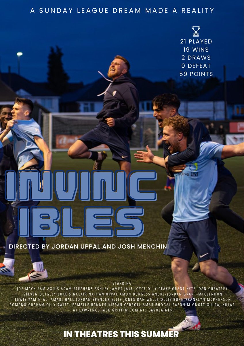 A memorable invincible &amp; quadruple winning story produced by and starring AFC Beeches 🦁

Matches played - 36
Number of Wins - 33
Numbers of goals scored - 151
Number of goals conceded - 44
GD - +107
Number of Cups won - 3
Number of unbeaten league seasons - 1
QUADRUPLE. 🏆🏆🏆🏆