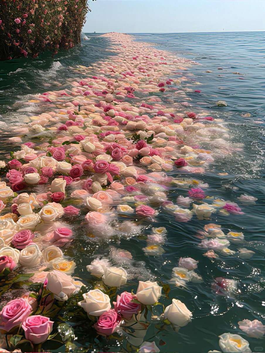 Roses in the sea