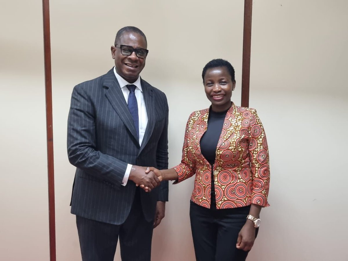 SusanAMangeni's tweet photo. At the request of The President of The African Development Bank, Dr. Akinwumi Adesina, I held a strategic engagement with The Vice President incharge of the Private Sector at the bank, Mr. Solomon Quaynor on The Hustler Fund. https://t.co/YtCTqDurwr