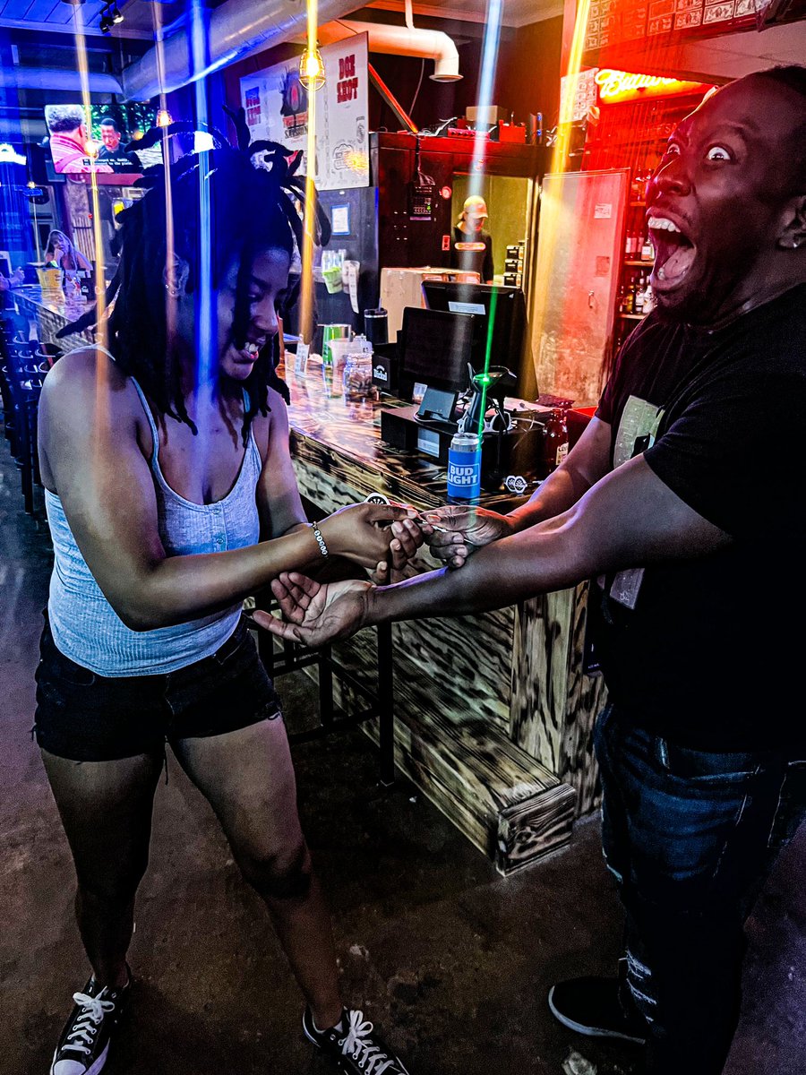 Me: Guys we should do some team building activities 

<a href="/StuartSnodgrass/">🥩Beef Stu🤓</a> : That sounds like a great idea, let’s try darts!

<a href="/JazmyneX0/">Jazmyne Hao</a> : I’ve never played, hope I don’t miss! 

Me after Jaz’s first throws…😳

#theotherguys👍🏾👍🏻 #ogsquad #teambuilding #shesgonnakillme