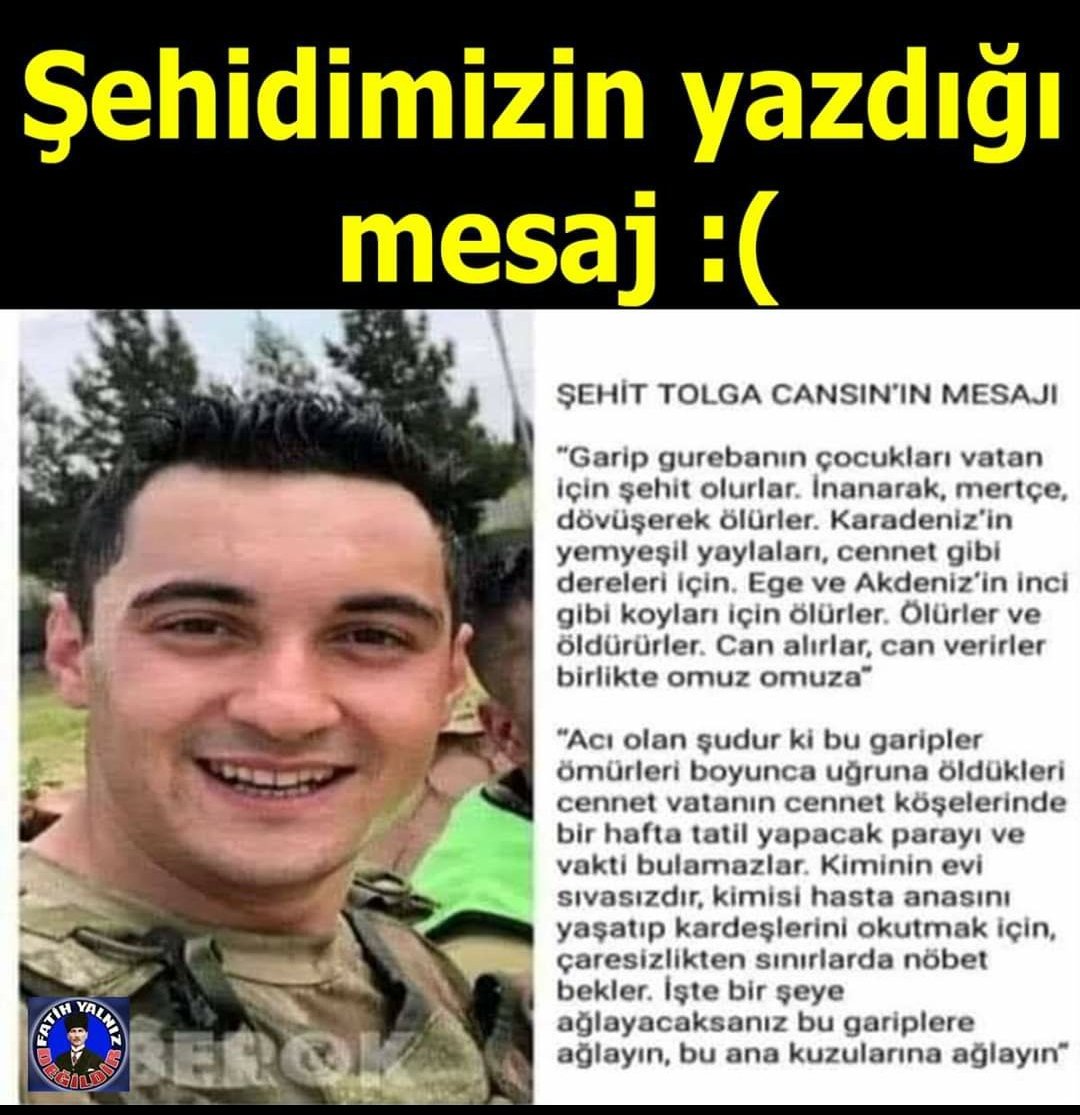 akanomer71's tweet photo. @ErcanSeki BİRİLERİ VAR
Tarihini şerefiyle yazanlar var
Milyonların yüreğini yakanlar var
Vatan Bayrak Millet Uğruna can alanlar can verenler var 
KADROLARI YOK
#UzmanÇavuş
@alitilkici38 
@RTErdogan 
@dbdevletbahceli 
@tcsavunma 
@TC_icisleri
@ErcanSeki 
@MhpTbmmGrubu 
@TBMMGenelKurulu https://t.co/34BOYzcYPJ